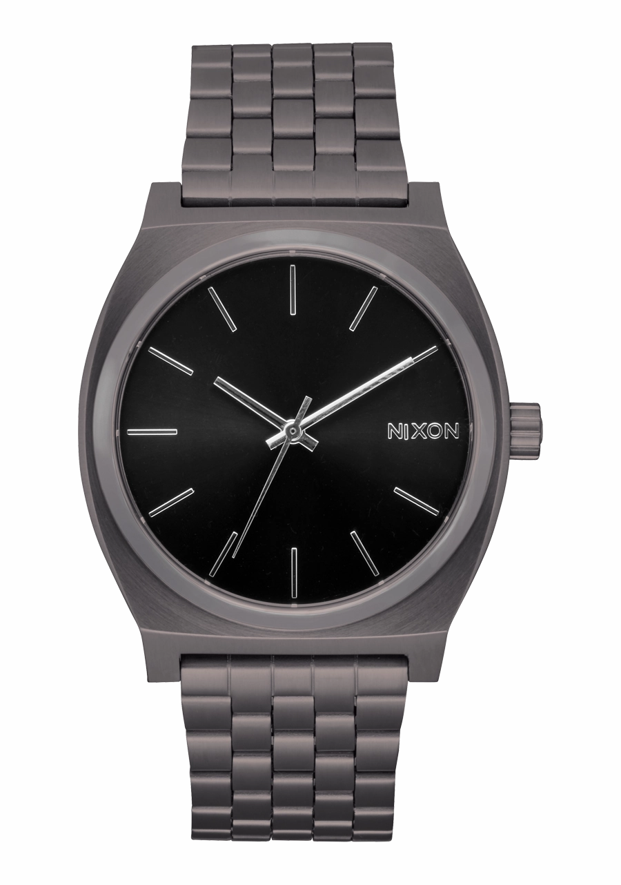 Time Teller - Gunmetal / Black Sunray stainless-steel watches stainless steel watch bands stainless steel watches cheap