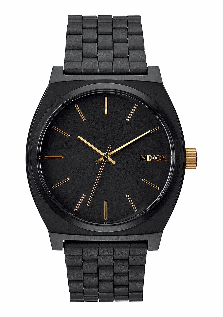 Time Teller - Matte Black / Gold stainless-steel watches stainless steel watch bands stainless steel watches cheap