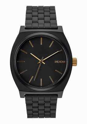 Time Teller - Matte Black / Gold stainless-steel watches stainless steel watch bands stainless steel watches cheap