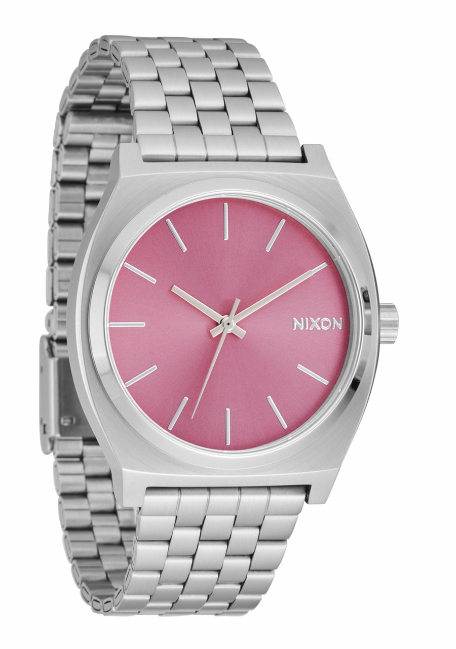 Time Teller - Silver / Pink