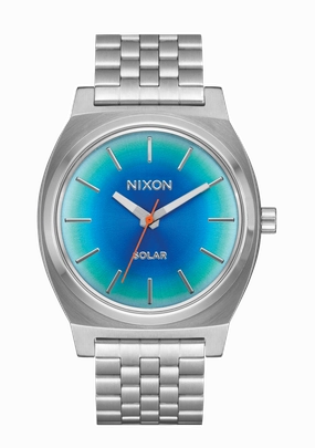 Time Teller Solar - Silver / Rainbow stainless-steel watches stainless steel watch bands stainless steel watches cheap