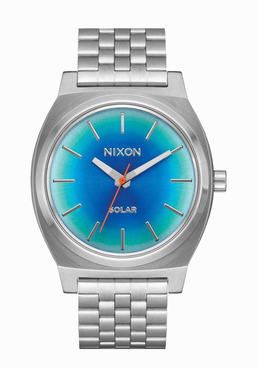 Time Teller Solar - Silver / Rainbow stainless-steel watches stainless steel watch bands stainless steel watches cheap