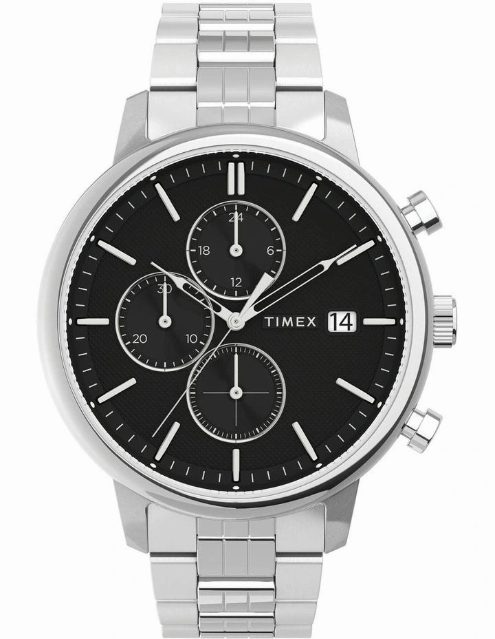 Timex Chicago Chronograph 45mm Stainless Steel Band Watch TW2V01600,quartz watch, quartz watches for men, quartz watches for women, best quartz watch, minimalist quartz watch, luxury quartz watch, waterproof quartz watch,analog quartz watch, digital quartz