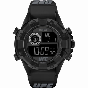 Timex Men's Digital Watch - UFC Kick Quartz Black Polyurethane Strap | TW2V87000 Luxury Quartz Watch Quartz Watch Sale