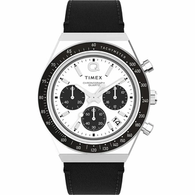 Timex Q Chronograph Stainless Steel Watch TW2W53400 