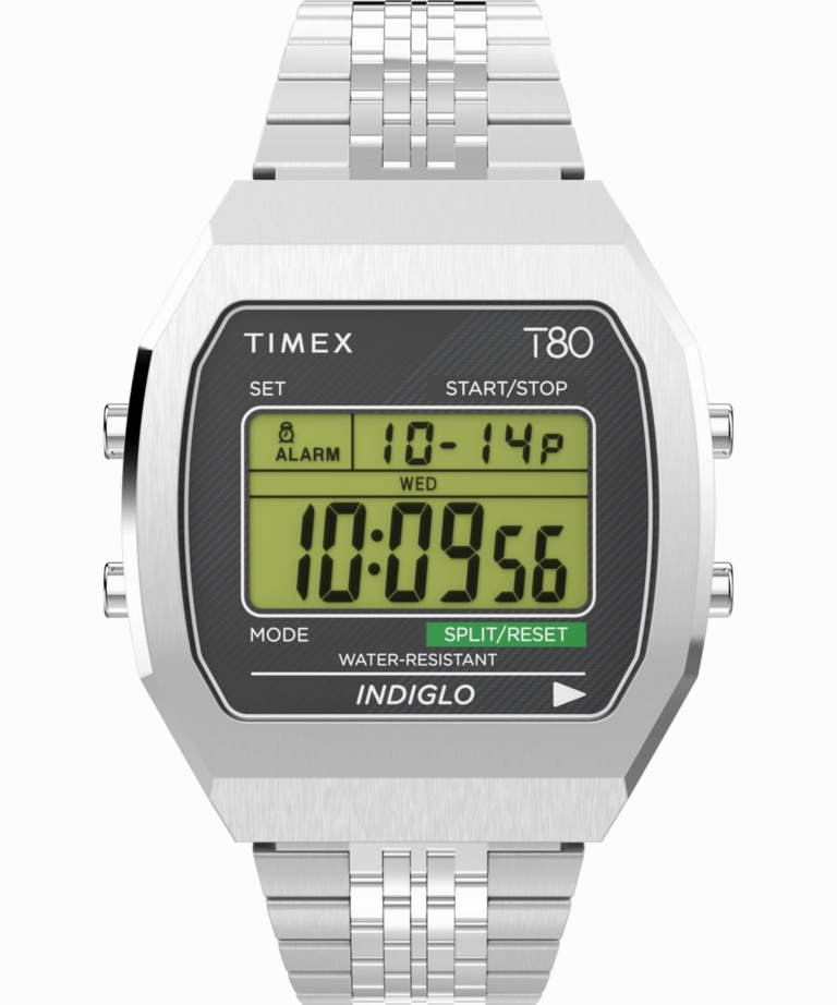 Timex T80 Steel 36mm Stainless Steel Bracelet Watch 