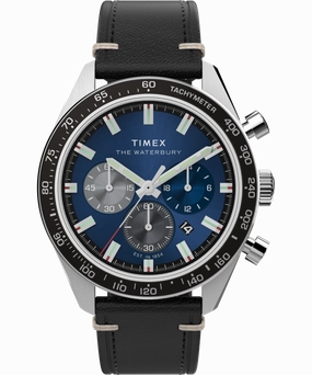 Timex Waterbury Chronograph Leather Strap Watch TW2Y18600,quartz watch, quartz watches for men, quartz watches for women, best quartz watch, minimalist quartz watch, luxury quartz watch, waterproof quartz watch,analog quartz watch, digital quartz watch,aff