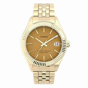 Timex Women's Quartz Watch - Waterbury Legacy Orange Dial Steel Bracelet | TW2V31800VQ Luxury Quartz Watch Quartz Watch Sale
