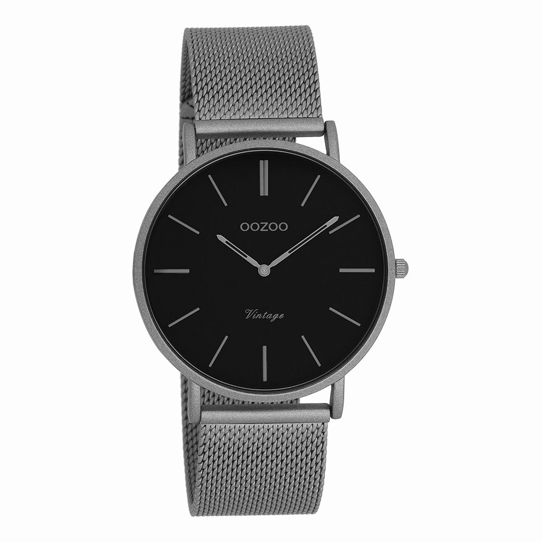 Titanium OOZOO watch with metal mesh bracelet - C9929,seiko watches,couple watches,watches designer,watches discount,women watches,best women watches,high end women's watches,high quality women's watches