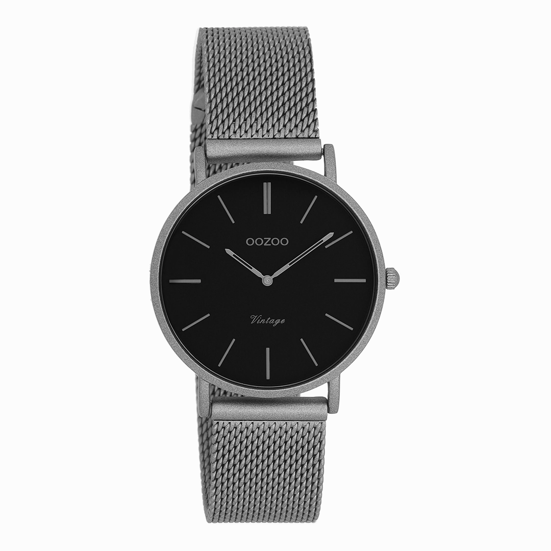 Titanium OOZOO watch with metal mesh bracelet - C9931,seiko watches,couple watches,watches designer,watches discount,women watches,best women watches,high end women's watches,high quality women's watches