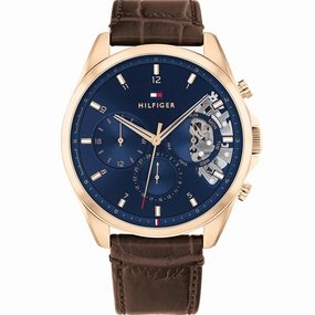 Tommy Hilfiger Baker 1710453 Multi-Function Affordable Leather Watch Leather Watch Discount