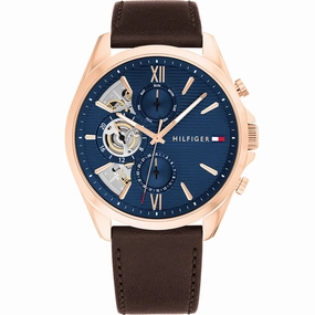 Tommy Hilfiger Baker 1710645 Multi-Function Affordable Leather Watch Leather Watch Discount