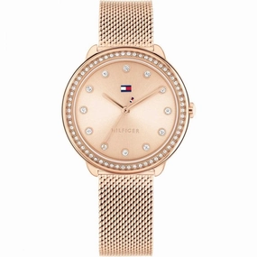 Tommy Hilfiger Rose Gold Plated Ladies Watch 1782700 
