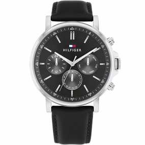 Tommy Hilfiger Tyson 1710586 Multi-Function Affordable Leather Watch Leather Watch Discount
