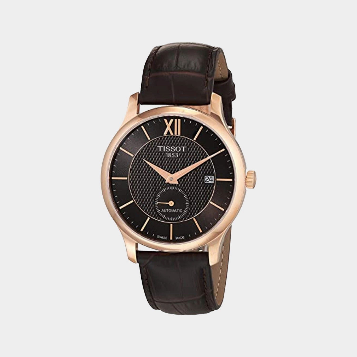 Tradition Men Analog Leather Watch T0634283606800 budget    watches    watches classic