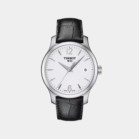 Tradition T-Classic Women Analog Silver Dial Quartz Leather Watch T0632101603700 budget    watches    watches classic