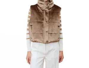 Tulipa Vest In Mink