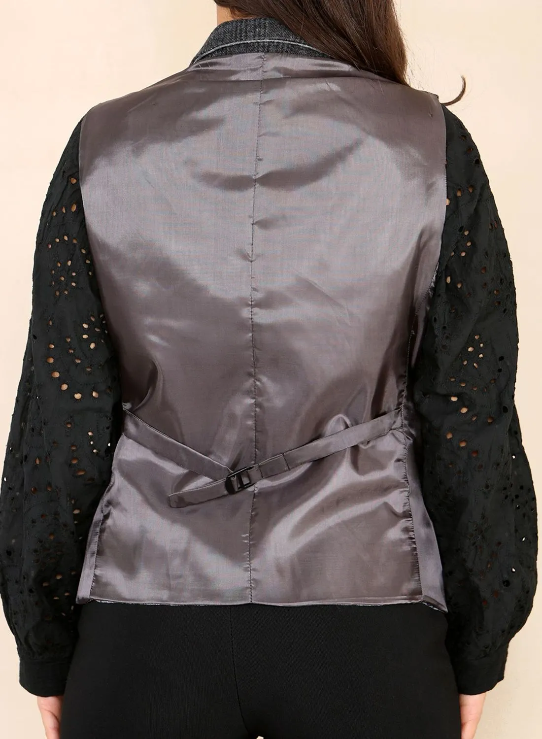 Tweed Check Waistcoat