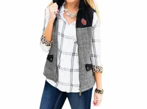 University Of Oklahoma Prep For It Vest In Grey