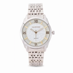 Valentino 20121913-Gold Dial Sta Barbara Mtl G Stainless  Strap Watch For Men Affordable casual watches Sporty casual watches Affordable luxury casual watches