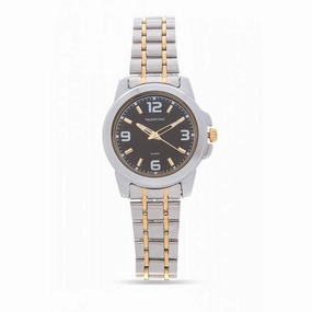 Valentino 20121953-TWO TONE - BLACK DIAL STAINLESS BAND Watch For Women Affordable casual watches Sporty casual watches Affordable luxury casual watches