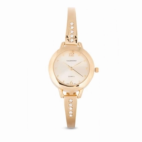 Valentino 20121980-GOLD DIAL FASHION METAL - ALLOY Watch For Women Affordable casual watches Sporty casual watches Affordable luxury casual watches