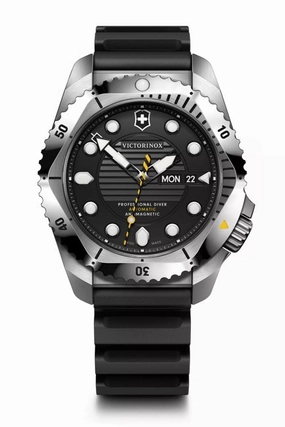 Victorinox Dive Pro Automatic Black Rubber Black Dial Watch 241994 