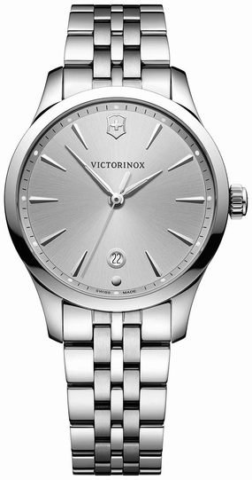 Victorinox Swiss Army Alliance Small Stainless Steel Silver Dial Date Quartz Womens Watch 241828 Women??s luxury watches Affordable women watches