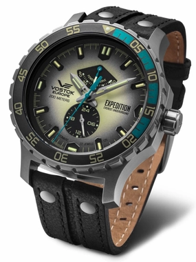 Vostok-Europe EXPEDITION EVEREST Mens Black/Grey Watch YN84/597A544 Sports Watch for Men/Women Budget Sports Watch Luxury Sports Watch