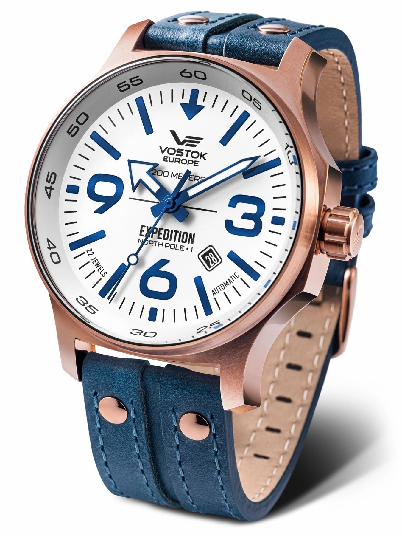 Vostok-Europe EXPEDITION NORTH POLE Rose Gold Watch Automatic YN55-595B641 Sports Watch for Men/Women Budget Sports Watch Luxury Sports Watch