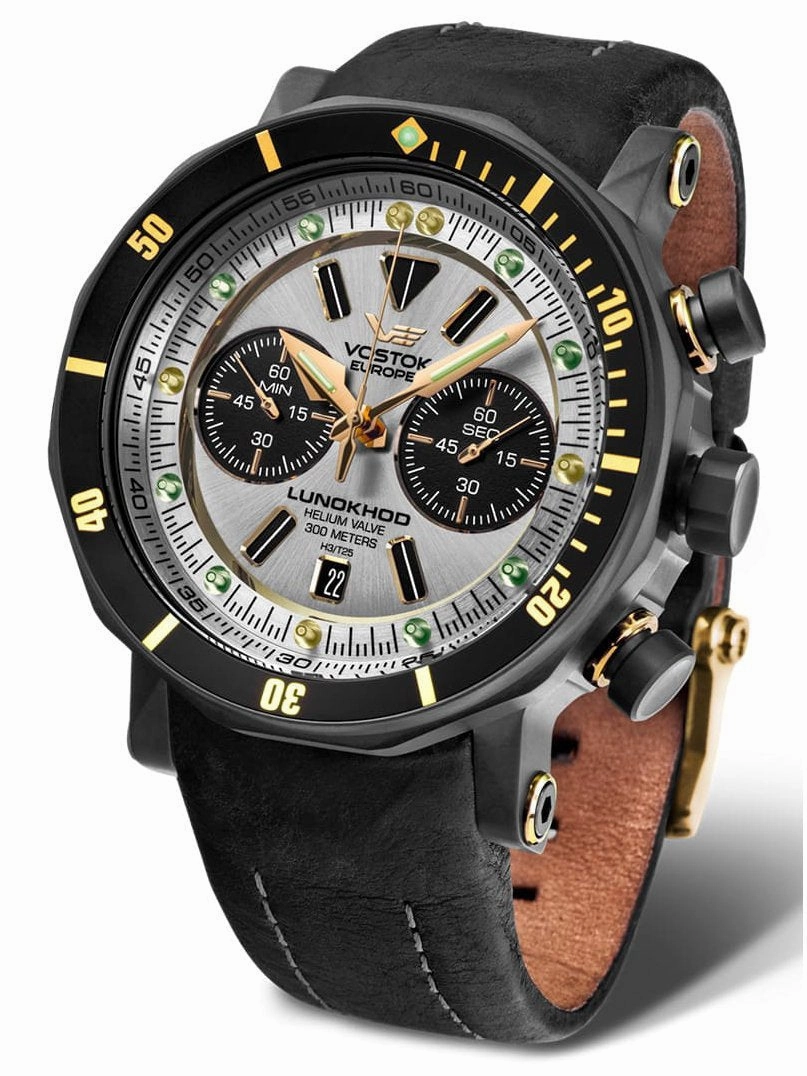 Vostok-Europe LUNOKHOD 2 GRAND CHRONO Mens Blue Watch 6S21/620E277 Sports Watch for Men/Women Budget Sports Watch Luxury Sports Watch