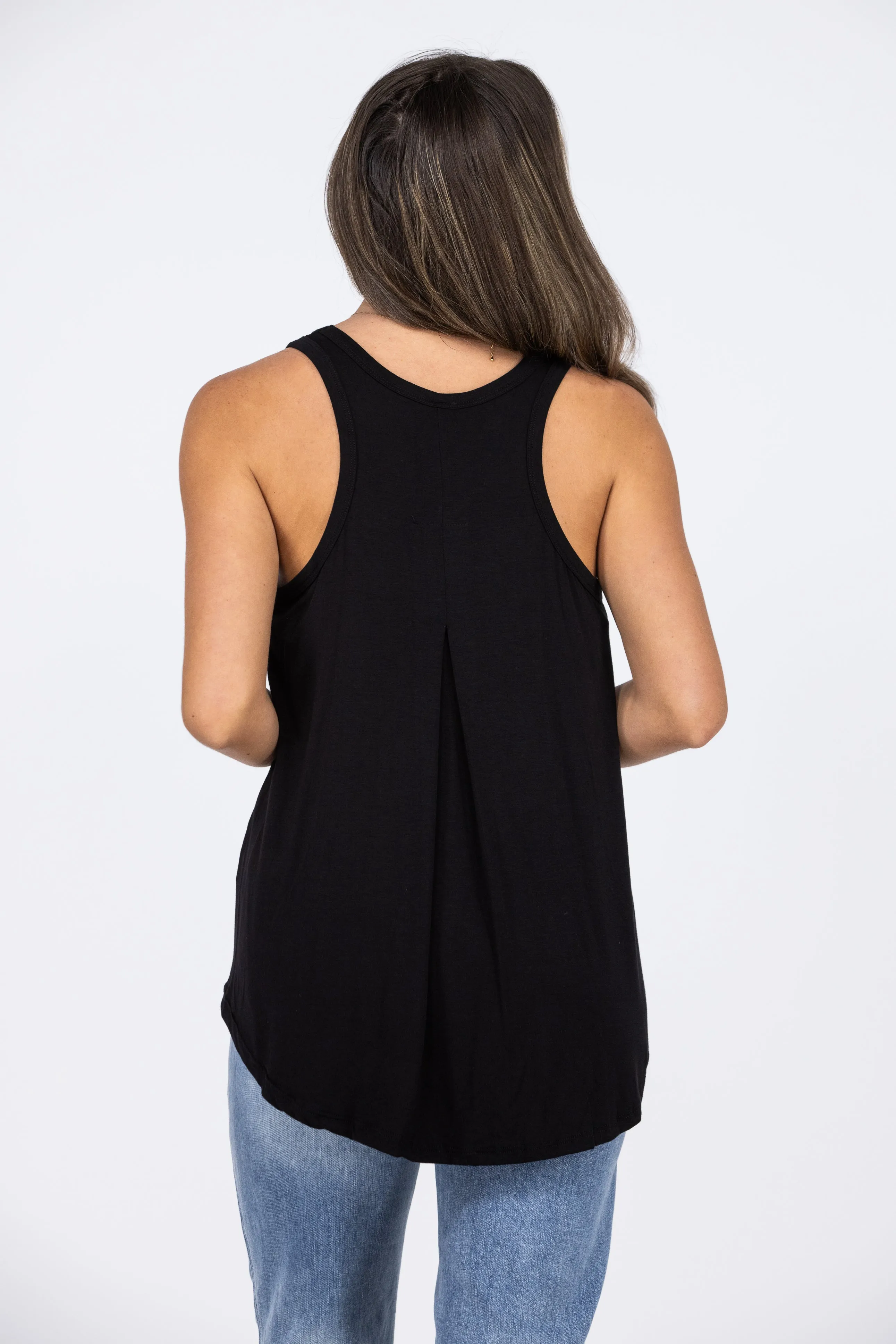We Are Young Women's Curved Hemline Layering Tank Top
