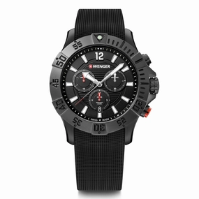 Wenger Seaforce Chrono Black Dial Watch 01.0643.120 