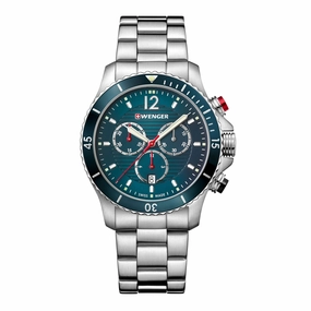 Wenger Seaforce Chrono Blue Dial Stainless Steel Watch 01.0643.115 