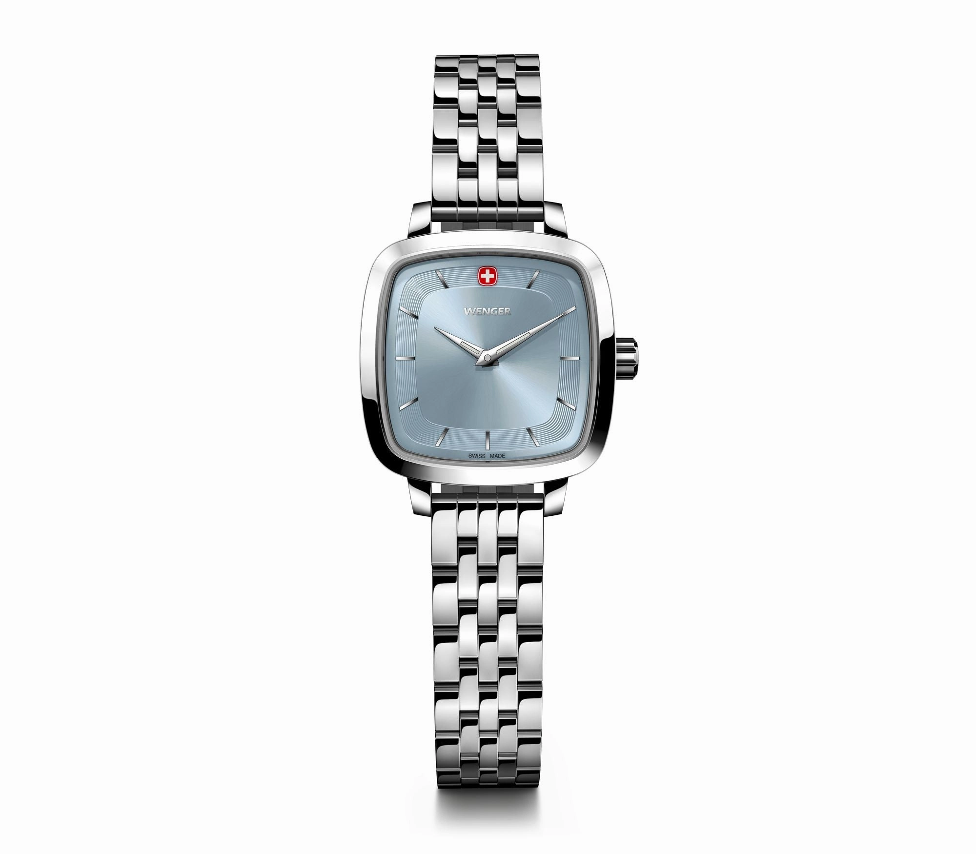 Wenger Vintage Classic 27mm Blue Dial Stainless Steel Watch 01.1911.104,quartz watch, quartz watches for men, quartz watches for women, best quartz watch, minimalist quartz watch, luxury quartz watch, waterproof quartz watch,analog quartz watch, digital qu