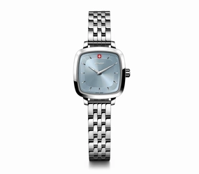 Wenger Vintage Classic 27mm Blue Dial Stainless Steel Watch 01.1911.104,quartz watch, quartz watches for men, quartz watches for women, best quartz watch, minimalist quartz watch, luxury quartz watch, waterproof quartz watch,analog quartz watch, digital qu