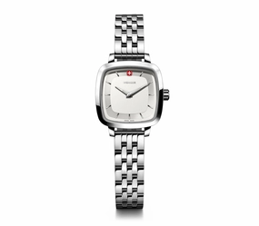 Wenger Vintage Classic 27mm White Dial Stainless Steel Watch 01.1911.101 