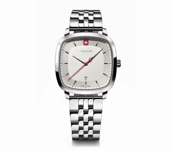 Wenger Vintage Classic 37mm White Dial Stainless Steel Watch 01.1921.101 