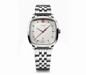Wenger Vintage Classic 37mm White Dial Stainless Steel Watch 01.1921.101 