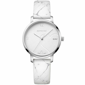 Wenger Women's Watch - Metropolitan Donnissima White Dial Leather Strap | 01.1731.109 Luxury Quartz Watch Quartz Watch Sale