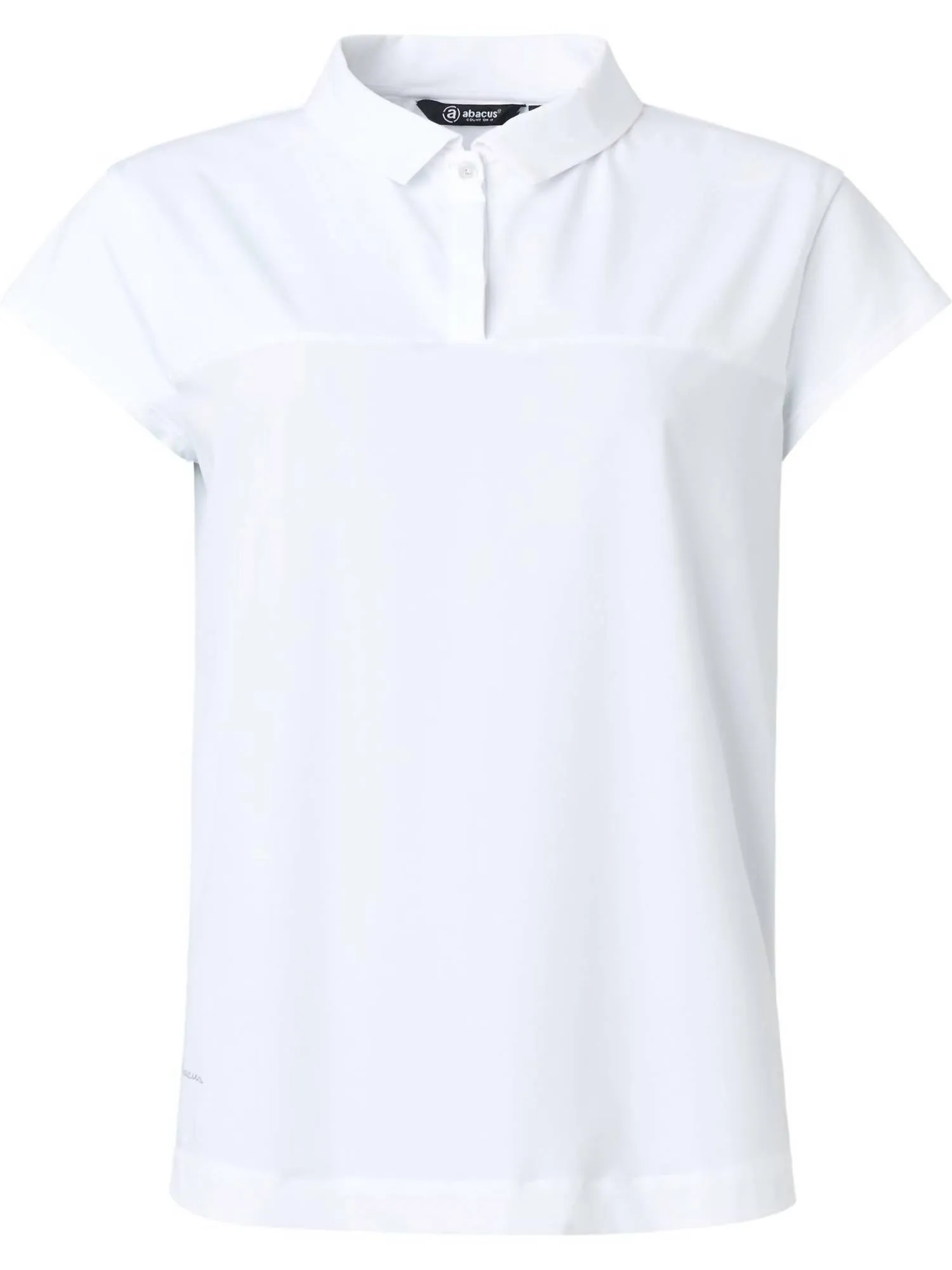 Women Becky Cupsleeve Loosefit Polo In White