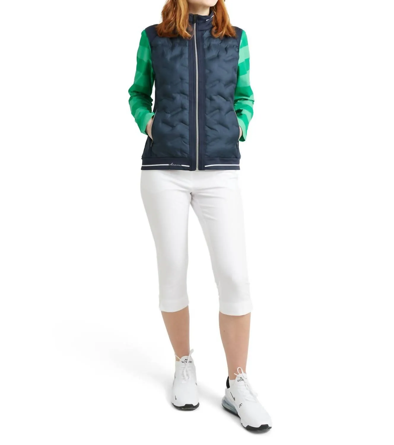 Women Grove Hybrid Vest In Navy
