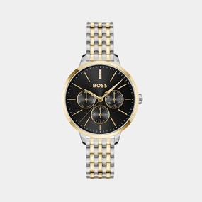 Women Quartz Black Dial Multi-Function Stainless Steel Watch 1502783 women watches best women watches affordable women's watches branded women watches