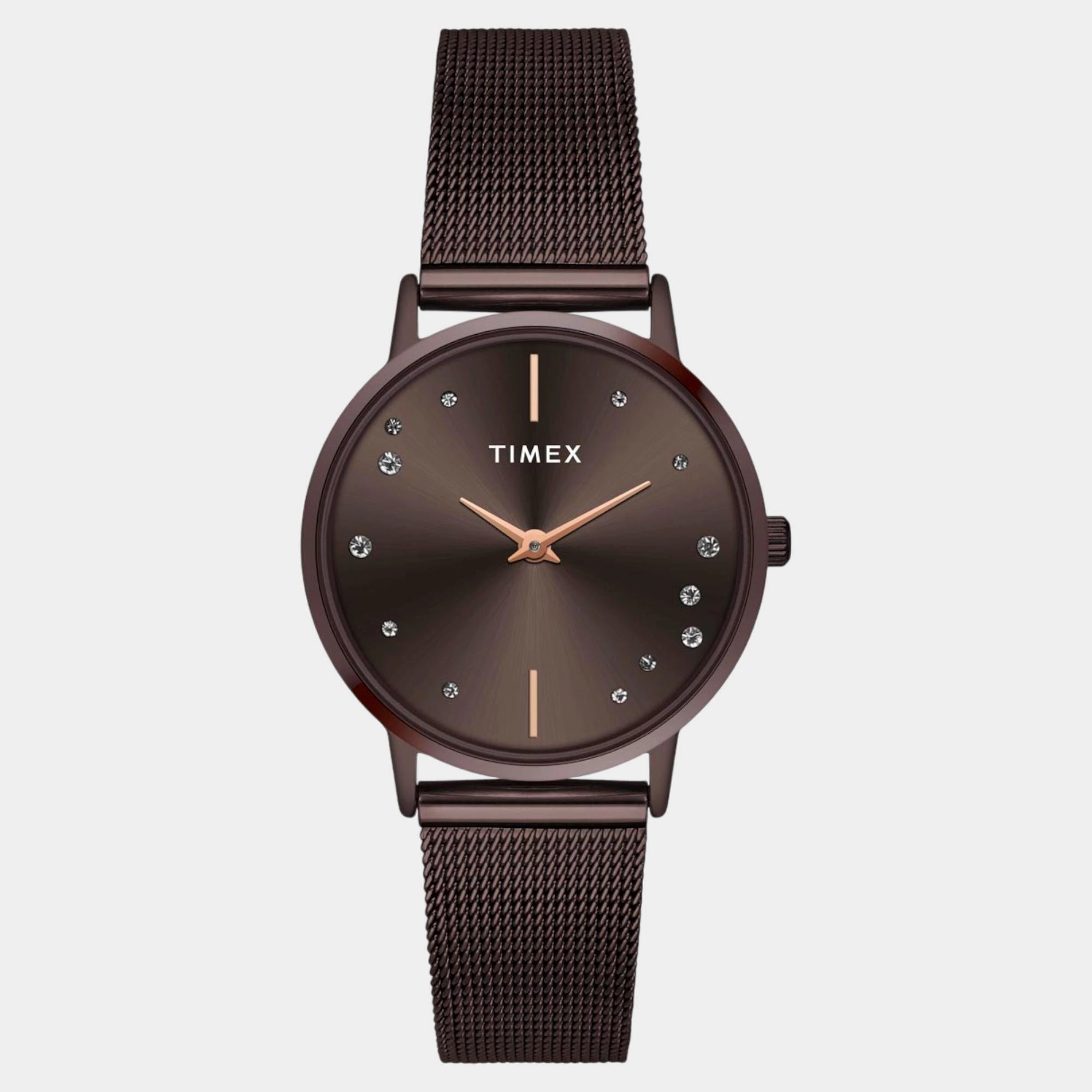 Women Quartz Brown Dial Analog Stainless Steel Watch TWEL15619 women watches best women watches affordable women's watches branded women watches