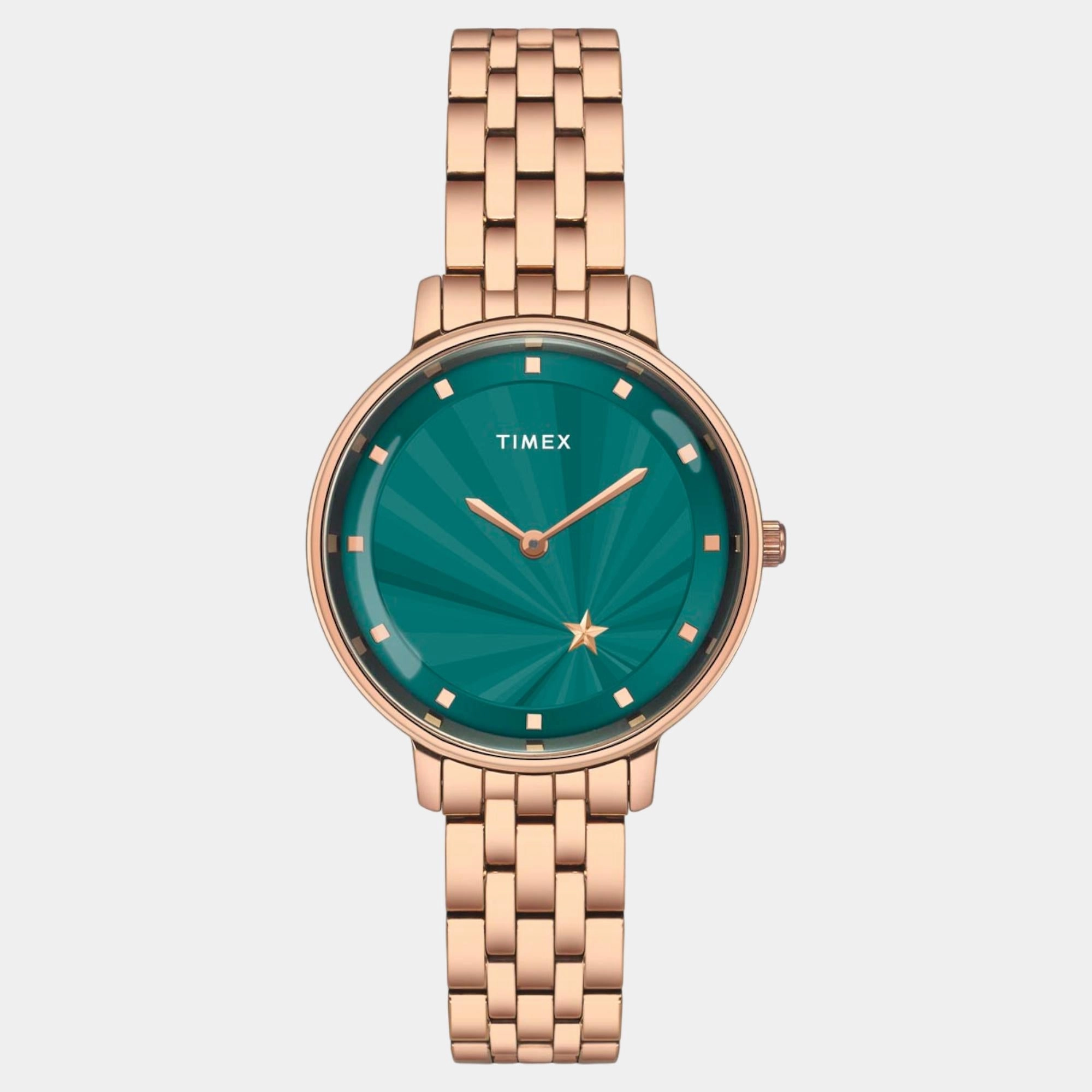 Women Quartz Green Dial Analog Stainless Steel Watch TWEL19103 women watches best women watches affordable women's watches branded women watches