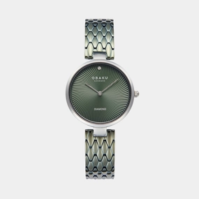 Women Quartz Green Dial Analog Stainless Steel Watch V256LXCESE women watches best women watches affordable women's watches branded women watches