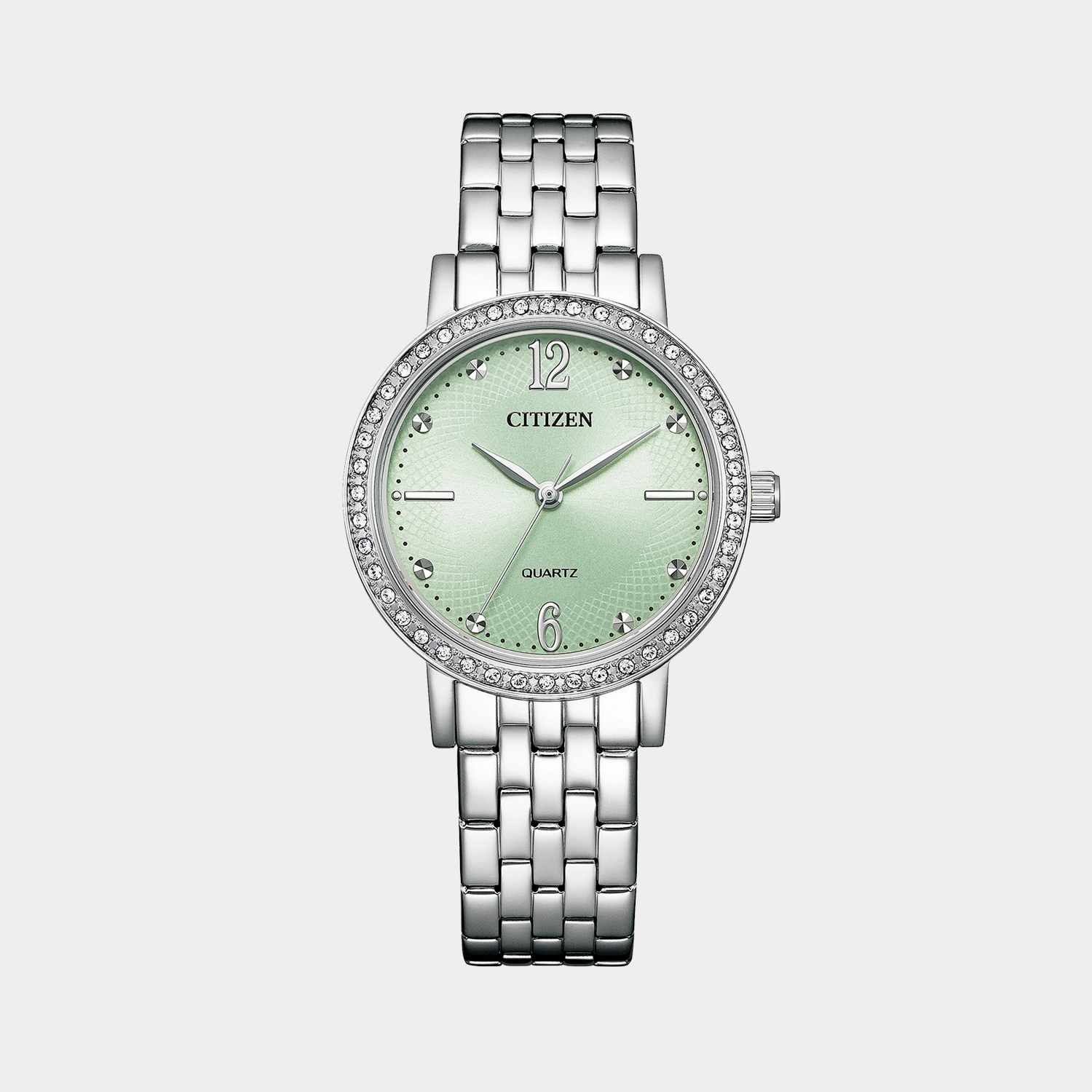 Women Quartz Light Green Dial Analog stainless Steel Watch EL3100-55X women watches best women watches affordable women's watches branded women watches