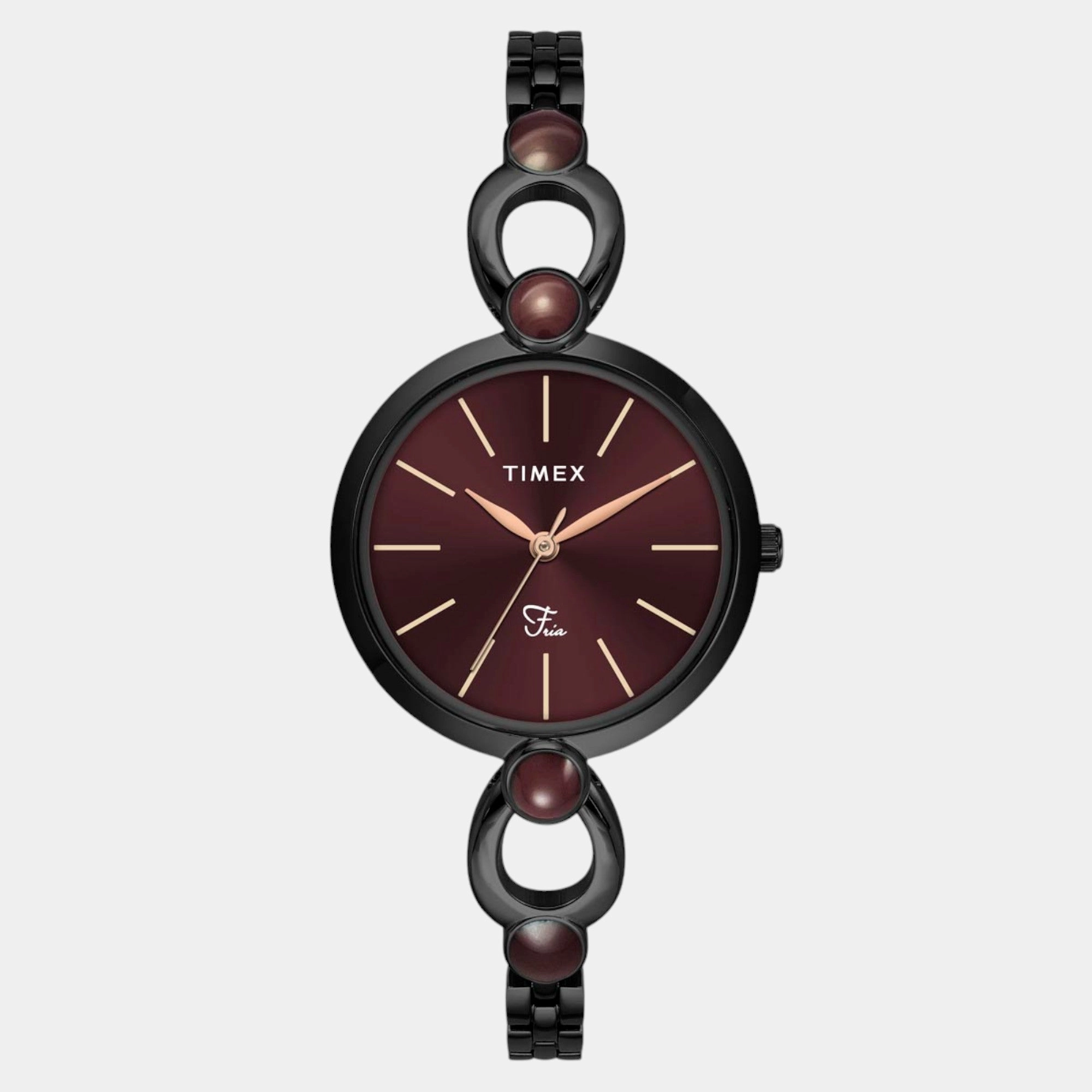 Women Quartz Maroon Dial Analog Brass Watch TWEL18107 women watches best women watches affordable women's watches branded women watches
