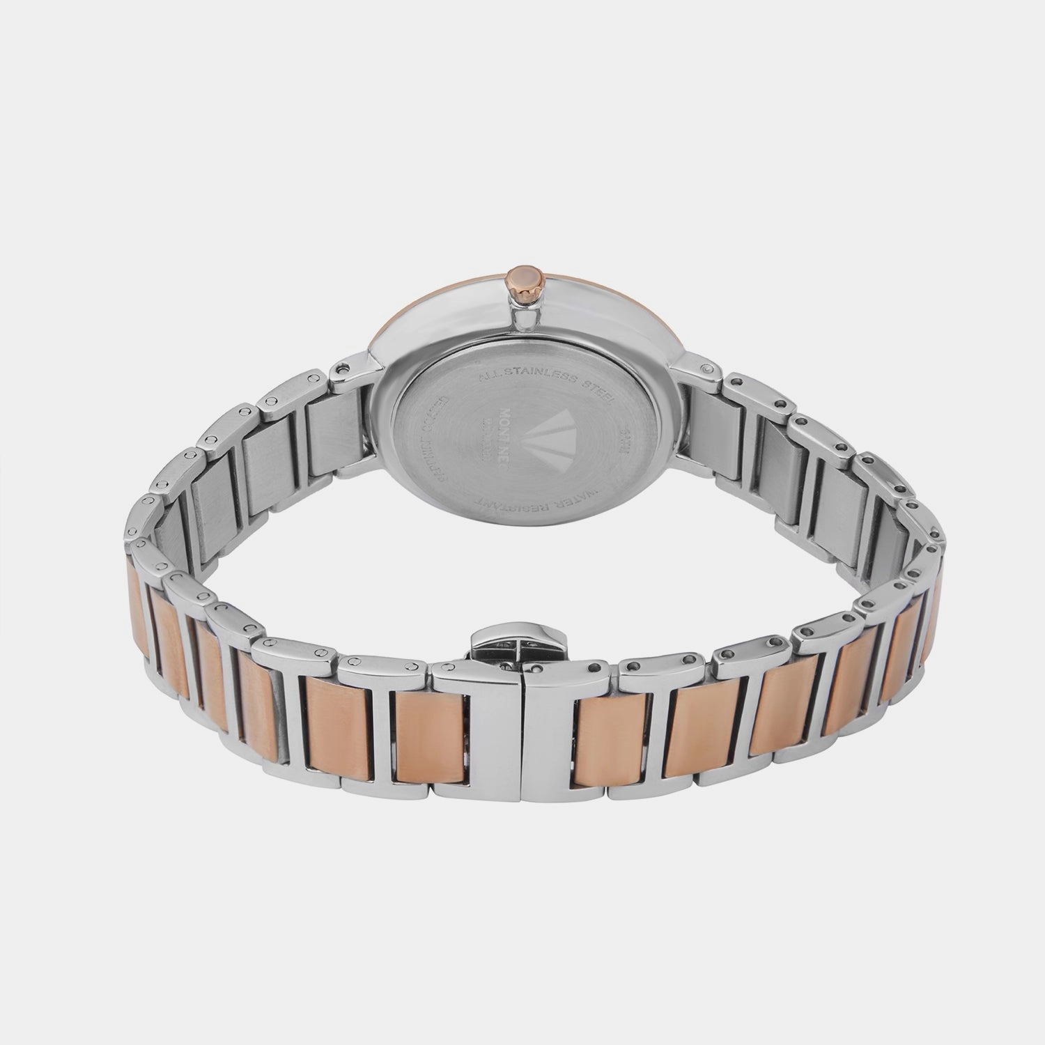 Women Quartz MOP Dial Analog Metal Watch 7507T-M3301
