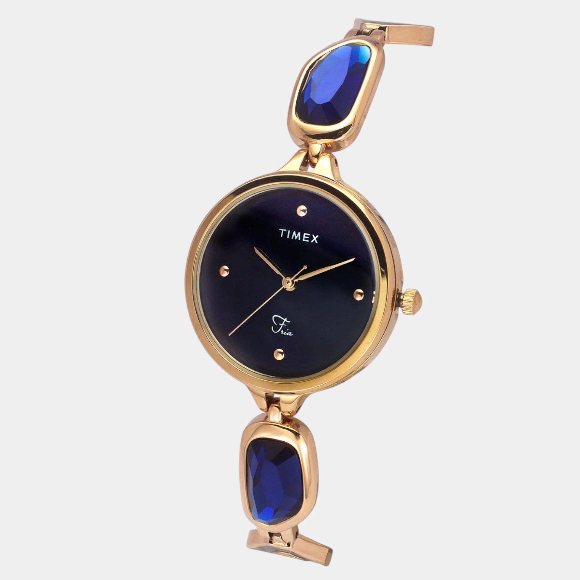 Women Quartz Mother of Pearl Dial Analog Brass Watch TWEL15904